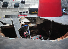 A massive sinkhole that swallowed eight prized sports cars at the National Corvette Museum has become such a popular attraction that officials want to preserve it — and may even put one or two of the crumpled cars back inside the hole.